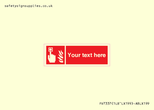 Custom Fire Alarm call point